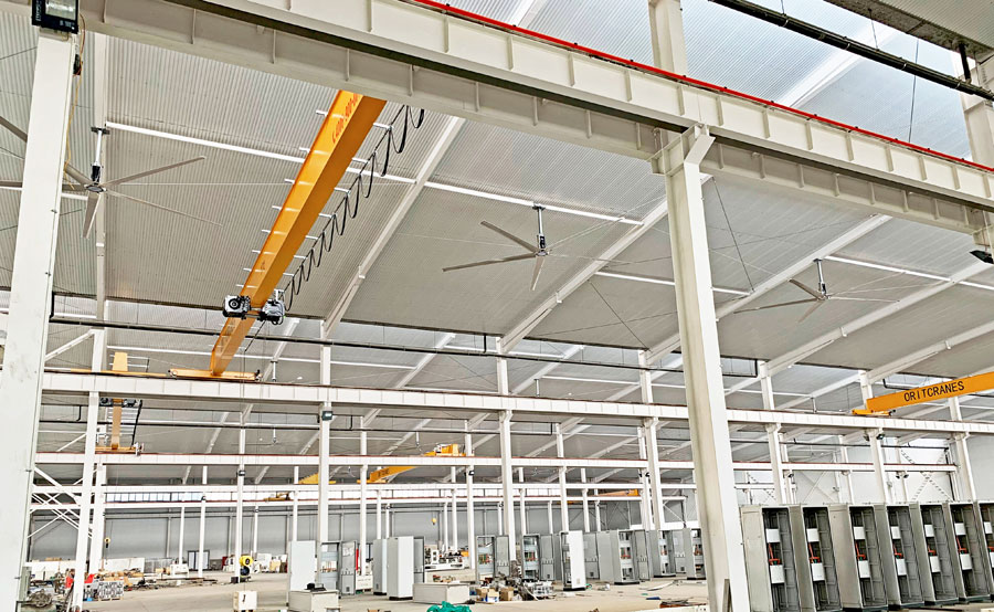 冬季使用大型工業吊扇