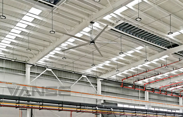 輪船制造車間永磁大型工業吊扇